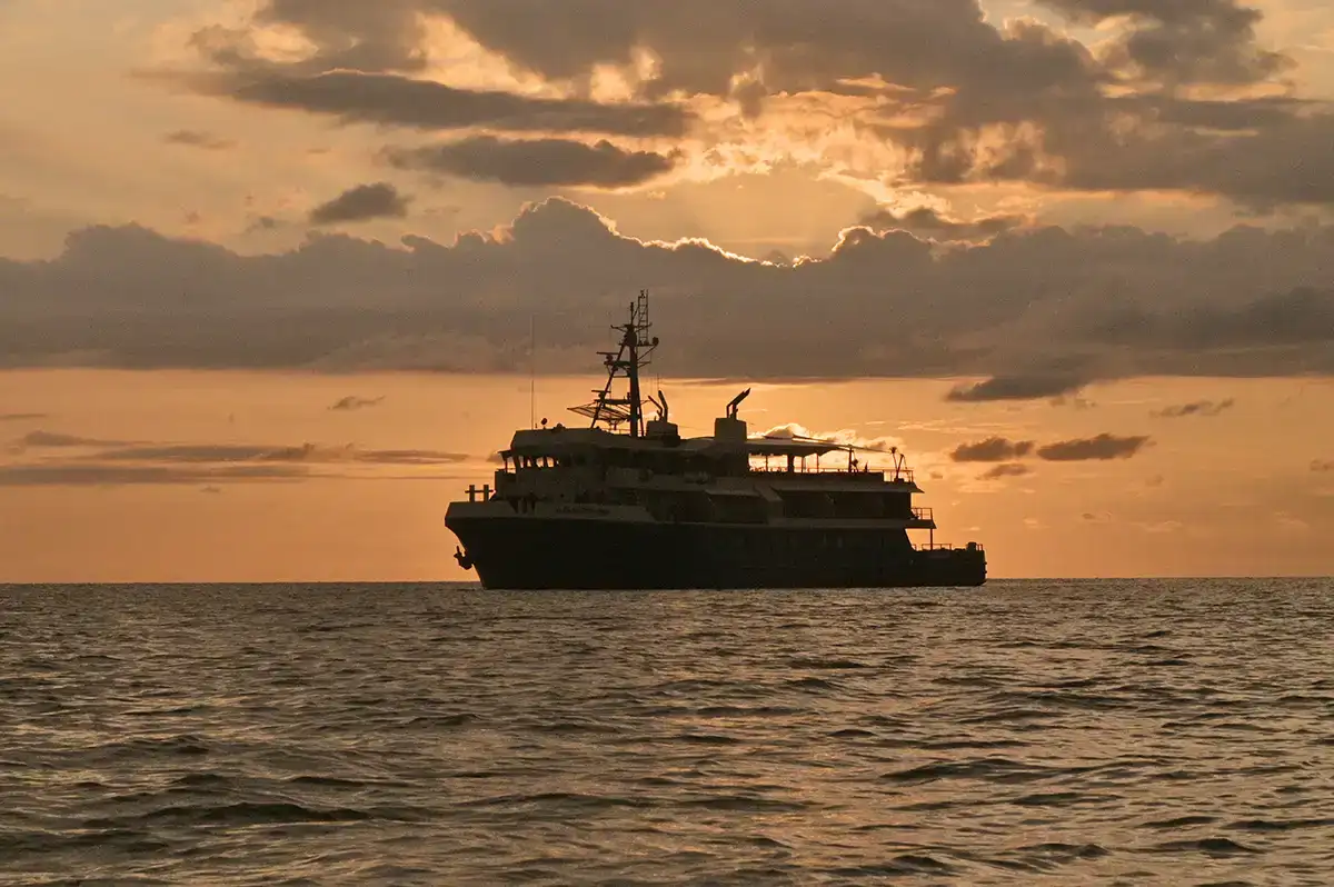 Kudanil Explorer Liveaboard - Drone Rear View