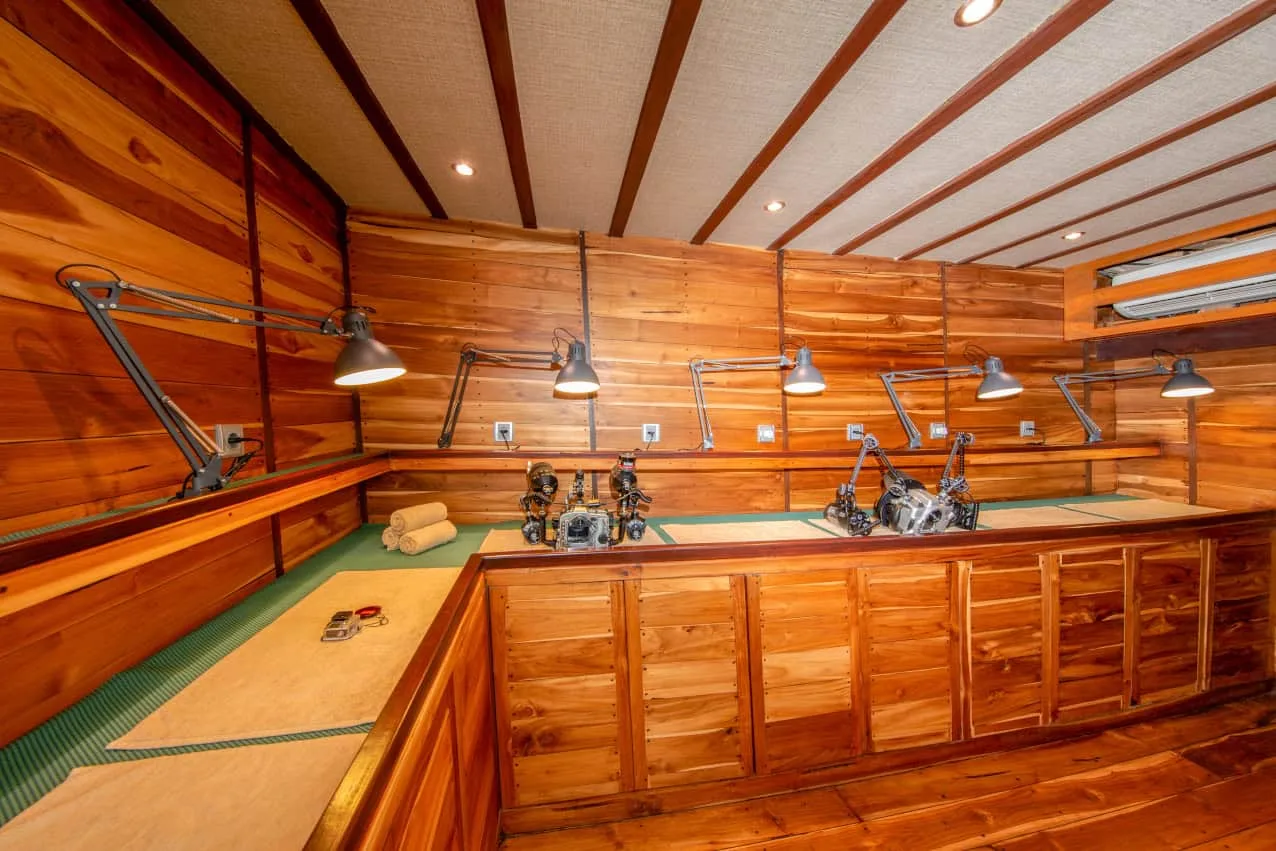 Coralia Liveaboard camera room