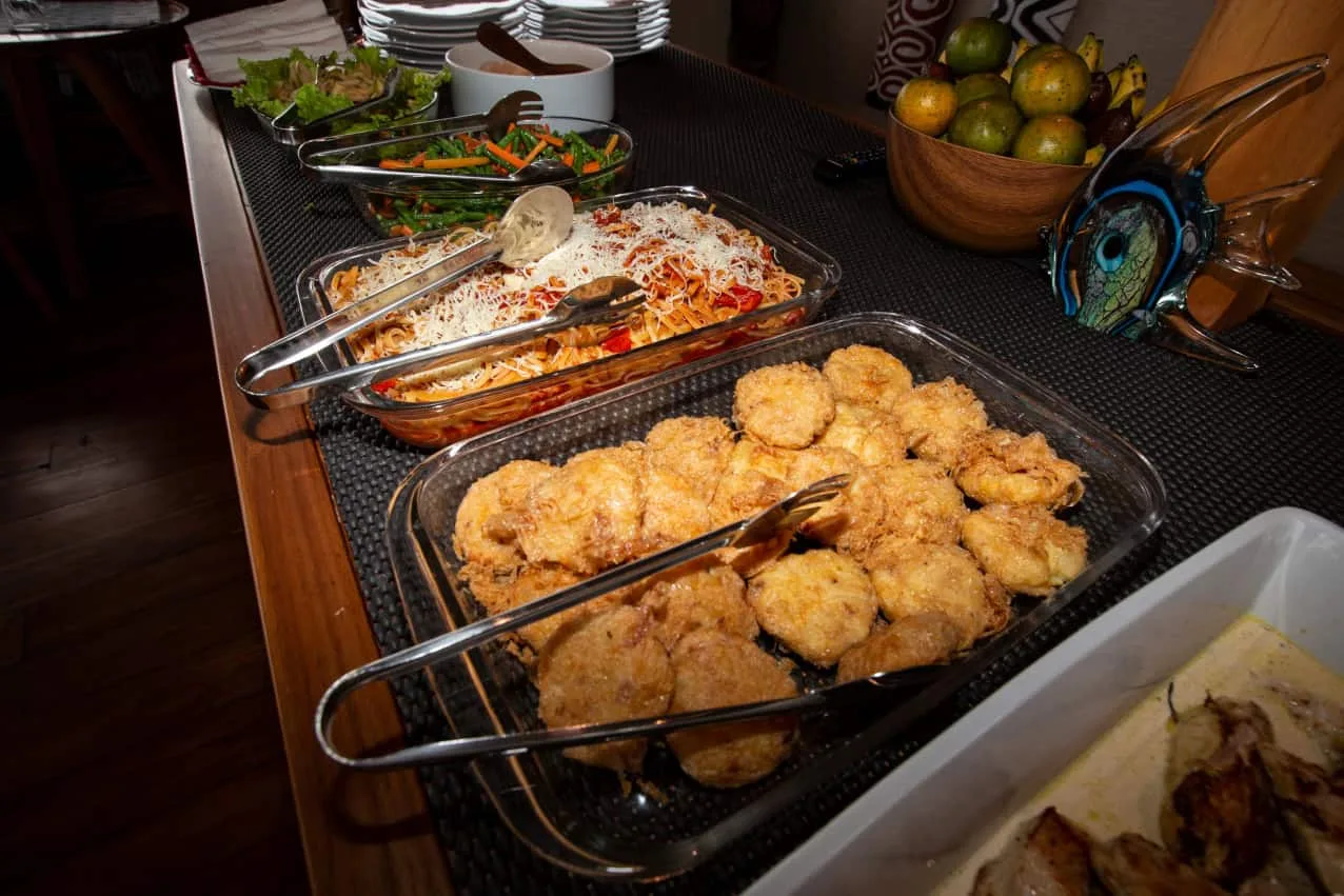 Buffet spread on Coralia Liveaboard