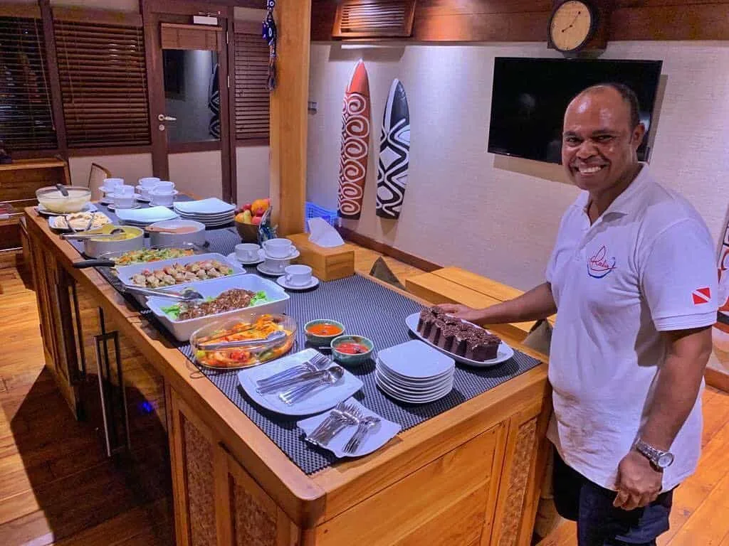 Coralia Liveaboard chef