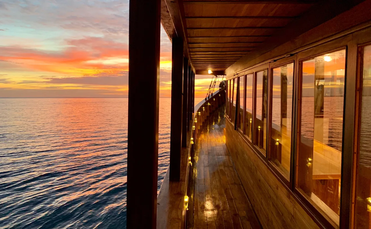 Side view of Coralia Liveaboard