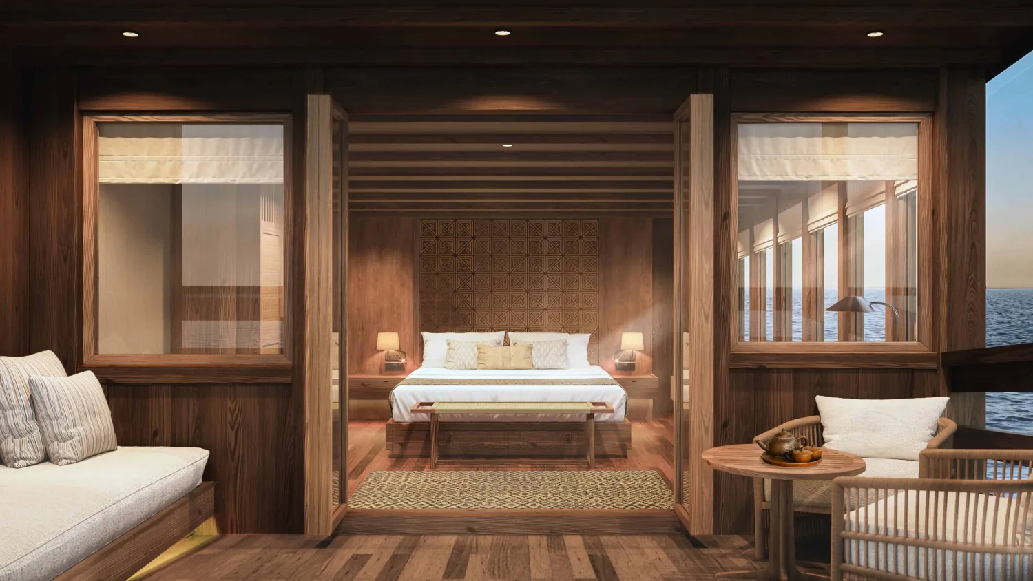 CORALIA II Master Cabin with private deck