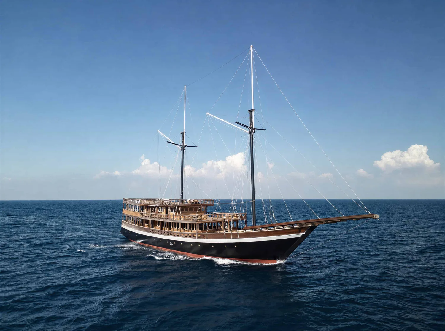 Aerial view of CORALIA II