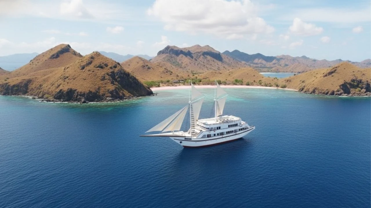Sewa Kapal Lasha Phinisi Cruise Exterior | Indonesai Juara Trip