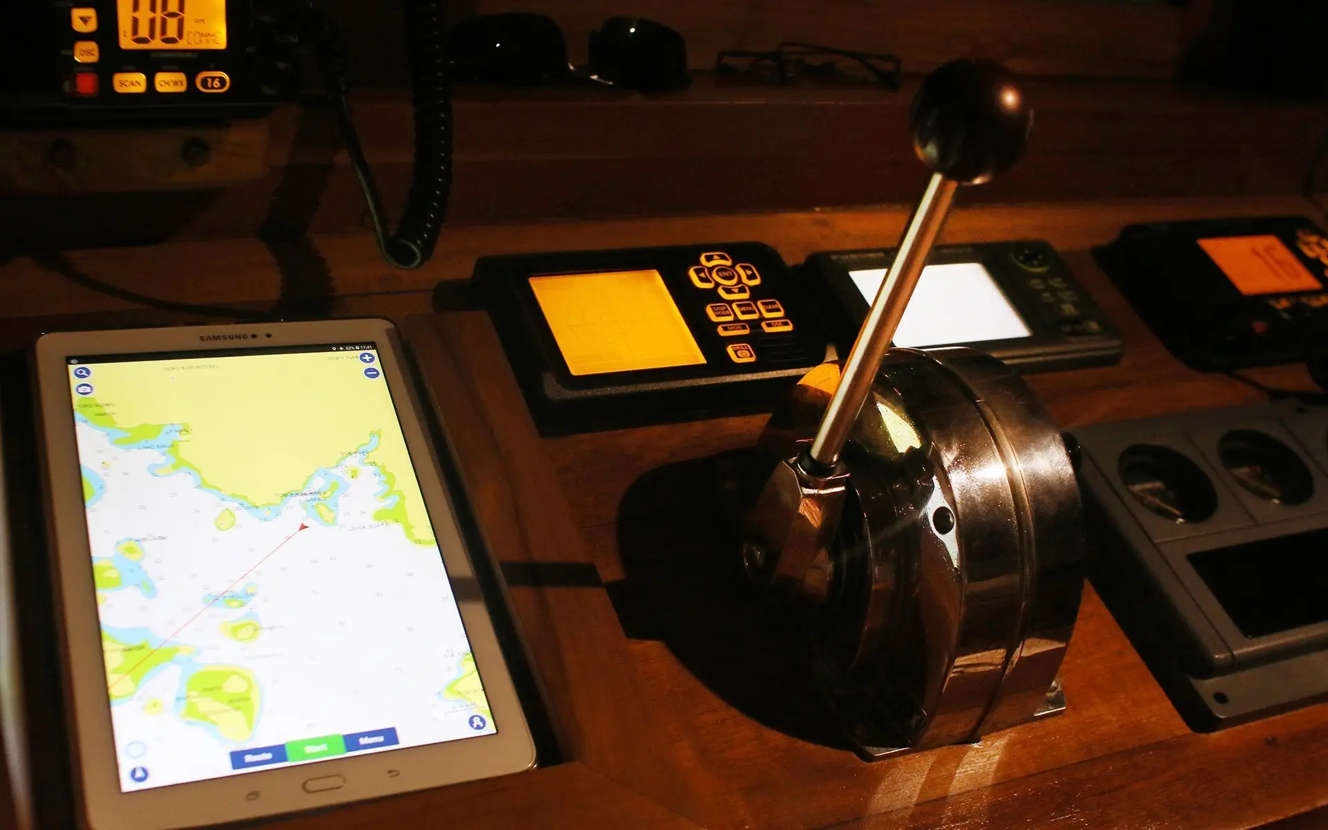 Tiare Liveaboard Navigation Instruments | Indonesia Juara Trip