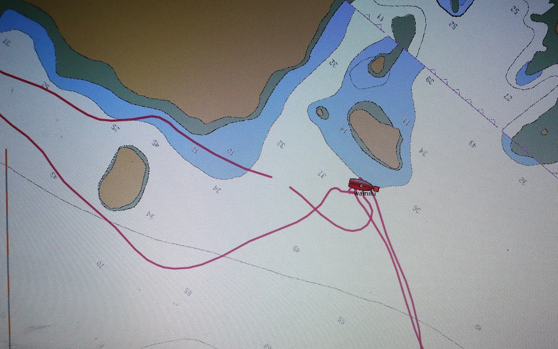 Tiare Liveaboard Nautical Chart | Indonesia Juara Trip