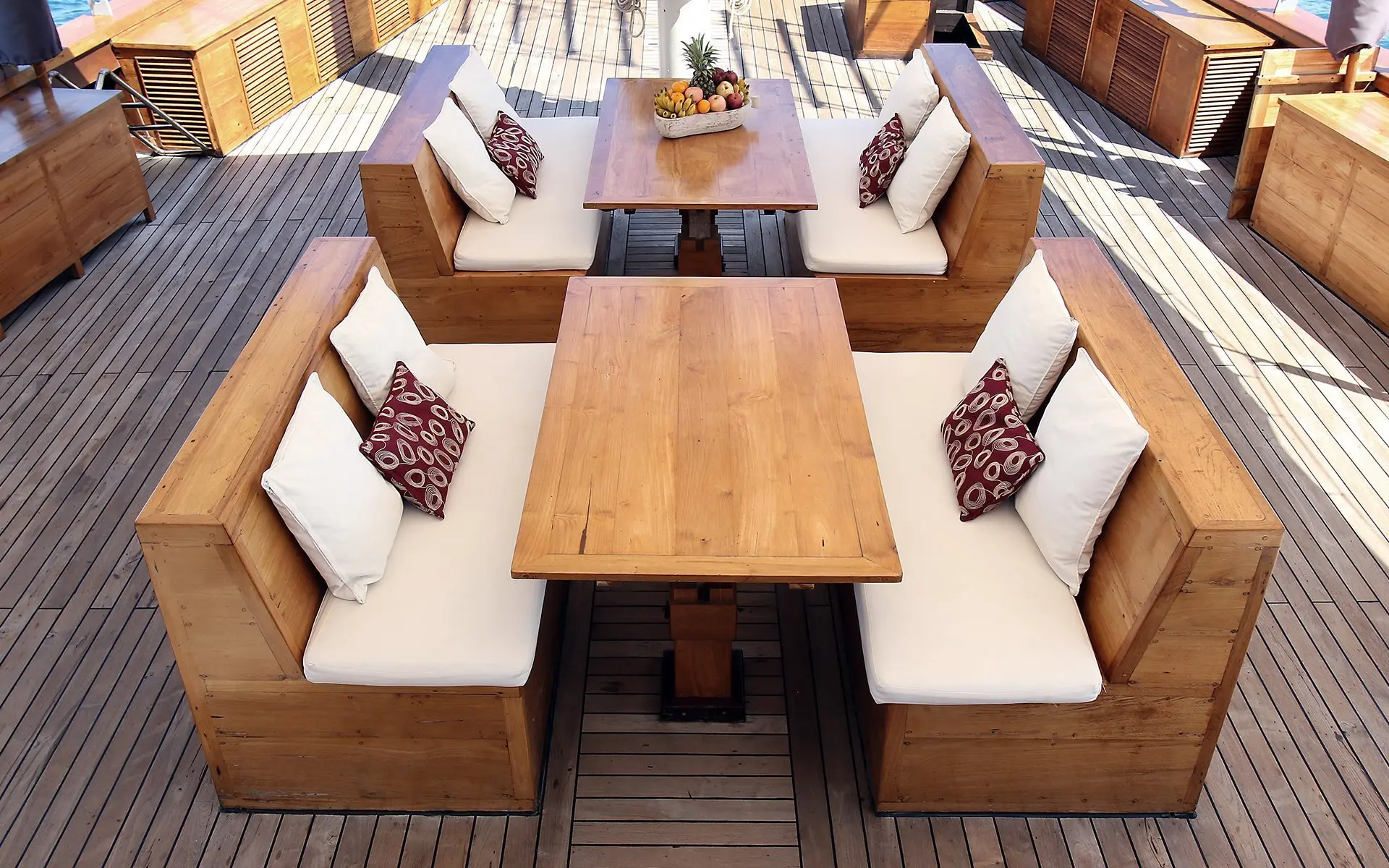 Tiare Liveaboard Outdoor Dining Area | Indonesia Juara Trip